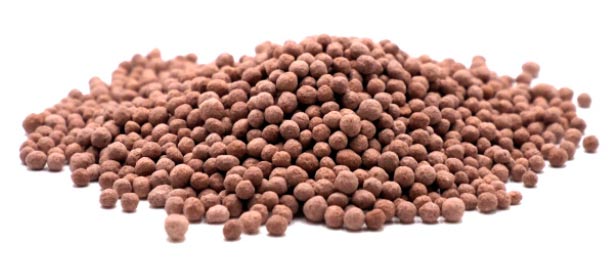 Puñado de fertilizante